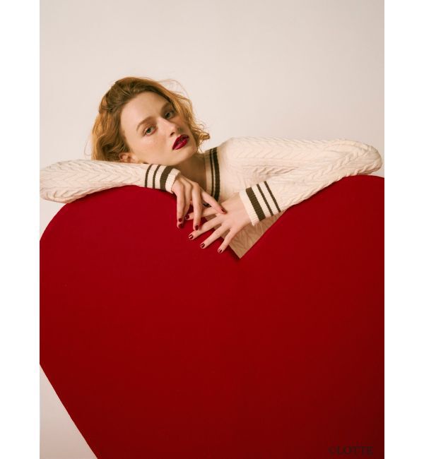 RESEXXY「【Ghana】ケーブルニットミニワンピース」|ワンピース|