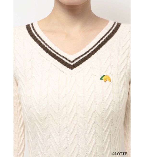 RESEXXY「【Ghana】ケーブルニットミニワンピース」|ワンピース|