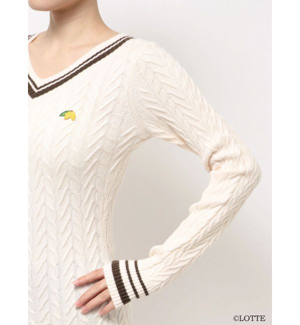 RESEXXY「【Ghana】ケーブルニットミニワンピース」|ワンピース|