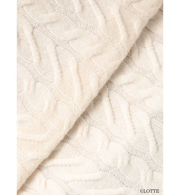 RESEXXY「【Ghana】ケーブルニットミニワンピース」|ワンピース|