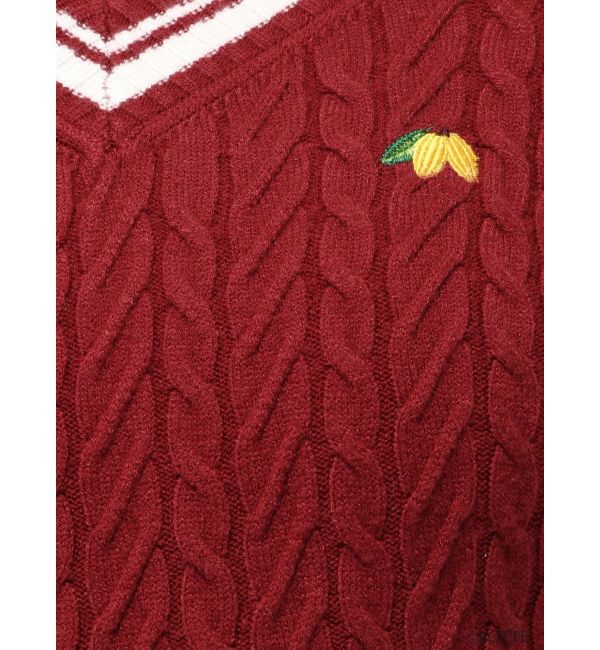 RESEXXY「【Ghana】ケーブルニットミニワンピース」|ワンピース|