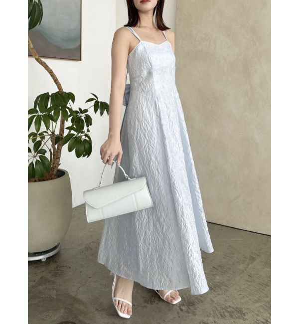 dazzlin「バックリボンジャカードキャミワンピース」|ワンピース|