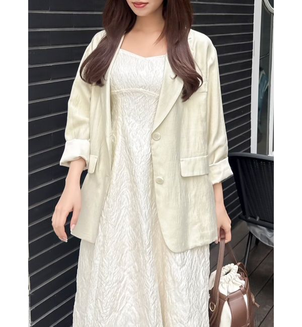 dazzlin「バックリボンジャカードキャミワンピース」|ワンピース|