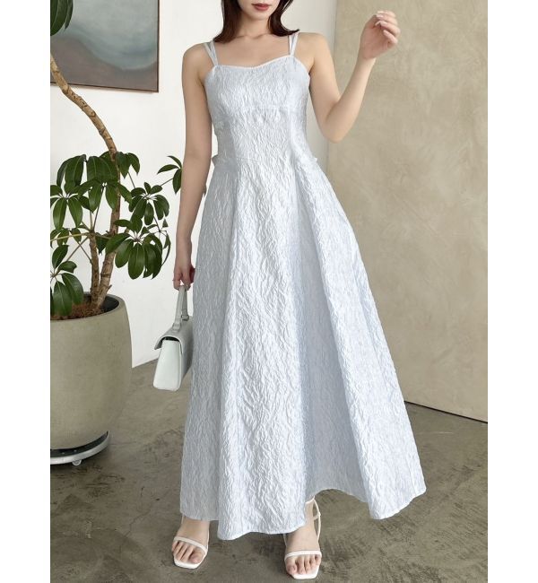 dazzlin「バックリボンジャカードキャミワンピース」|ワンピース|