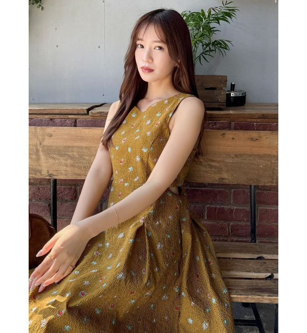 dazzlin「TOYジャカードカットアウトワンピース」|ワンピース|