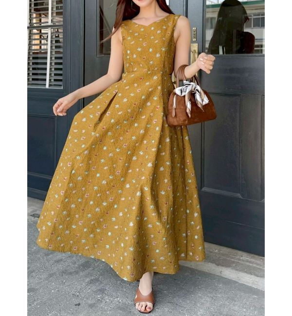 dazzlin「TOYジャカードカットアウトワンピース」|ワンピース|