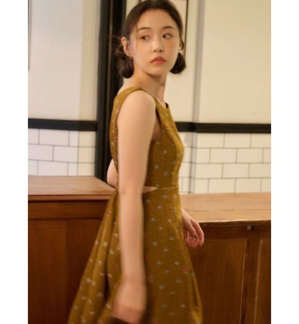 dazzlin「TOYジャカードカットアウトワンピース」|ワンピース|