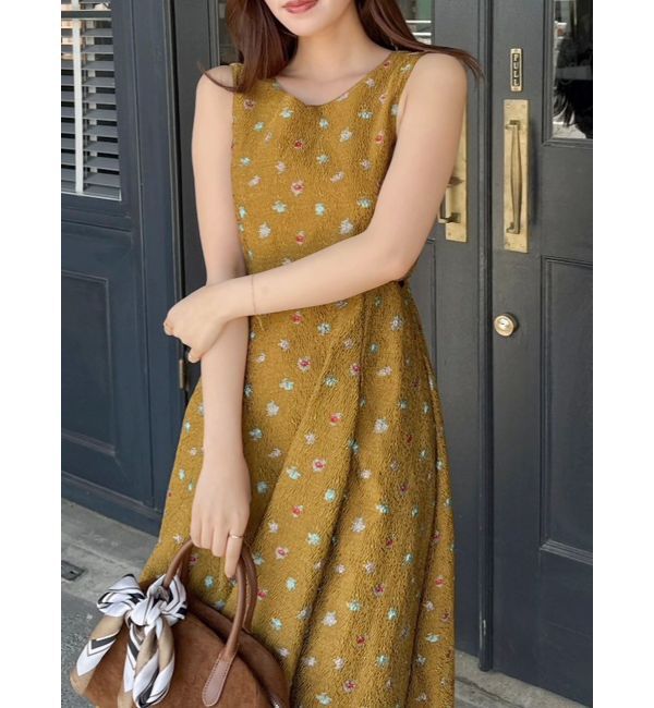 dazzlin「TOYジャカードカットアウトワンピース」|ワンピース|