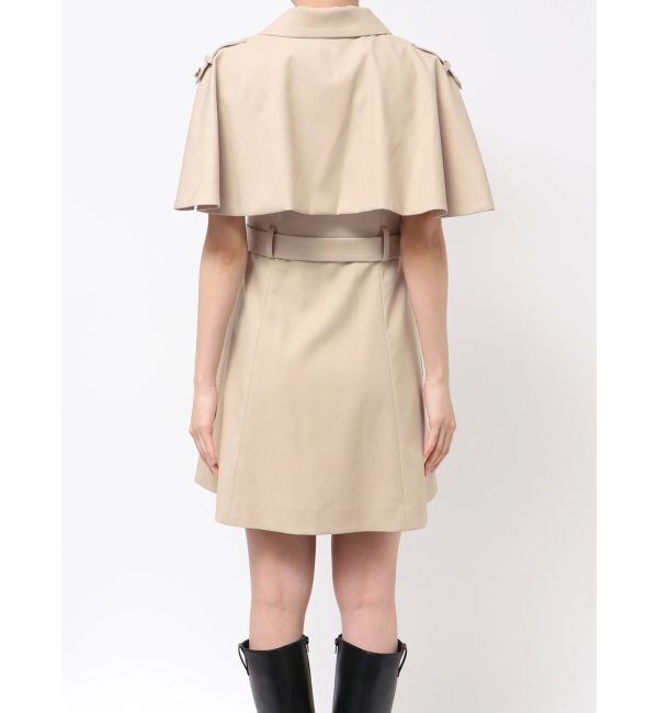 dazzlin「【WEB限定カラーあり】ケープトレンチミニワンピース」|ワンピース|