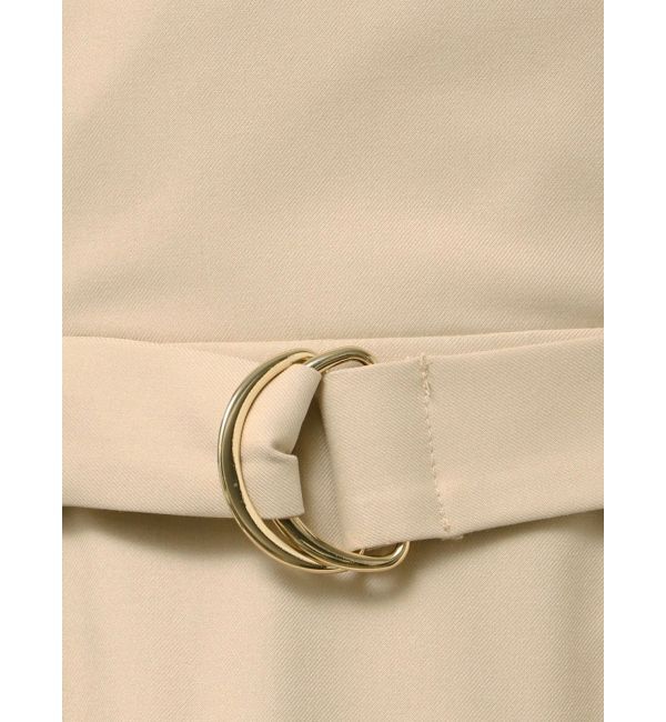 dazzlin「【WEB限定カラーあり】ケープトレンチミニワンピース」|ワンピース|