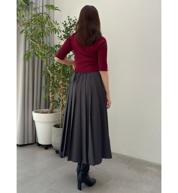 dazzlin「ハーフスリーブレイヤードカーデトップス」|ニット・セーター|