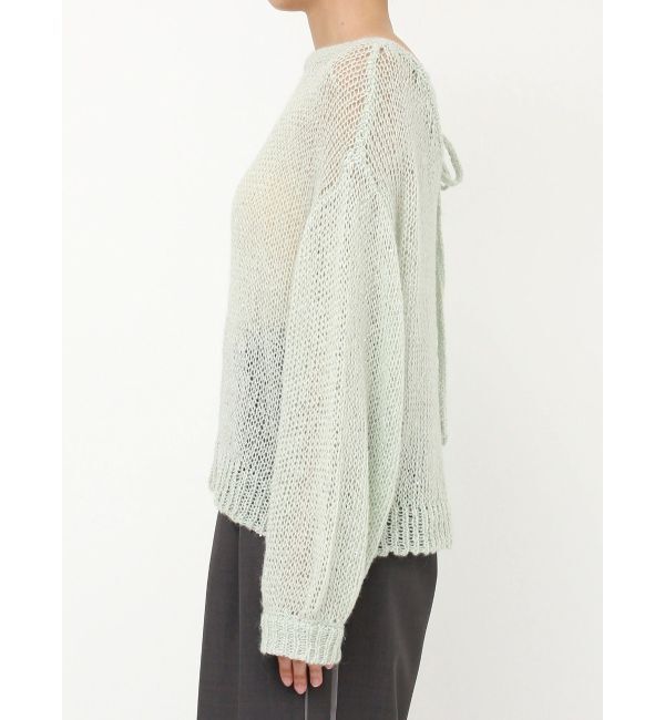 dazzlin「バックリボンスパンコールモヘアタッチニット」|ニット・セーター|