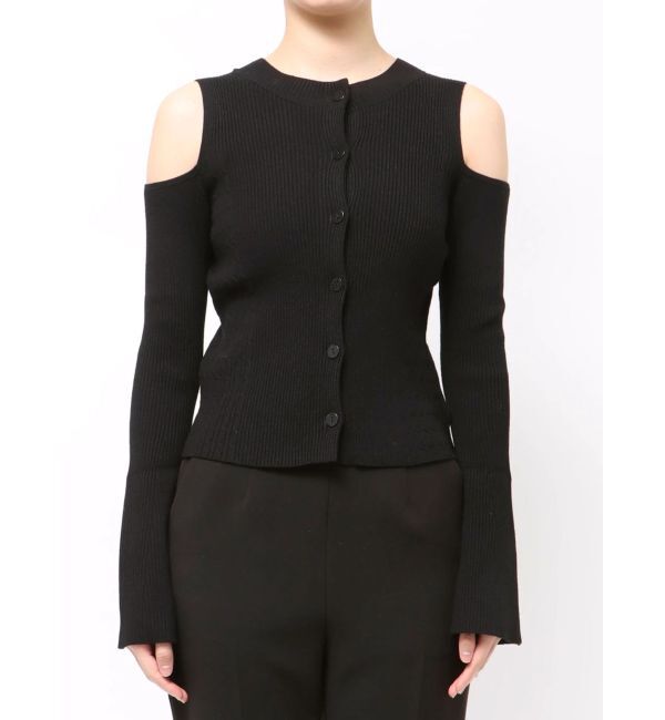 MERCURYDUO「ケーブルパネルハイネックニット」|ニット・セーター|