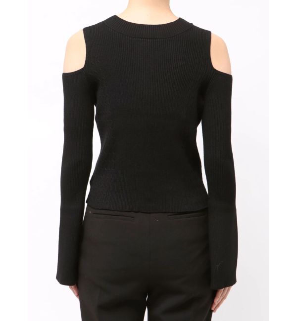 MERCURYDUO「ケーブルパネルハイネックニット」|ニット・セーター|