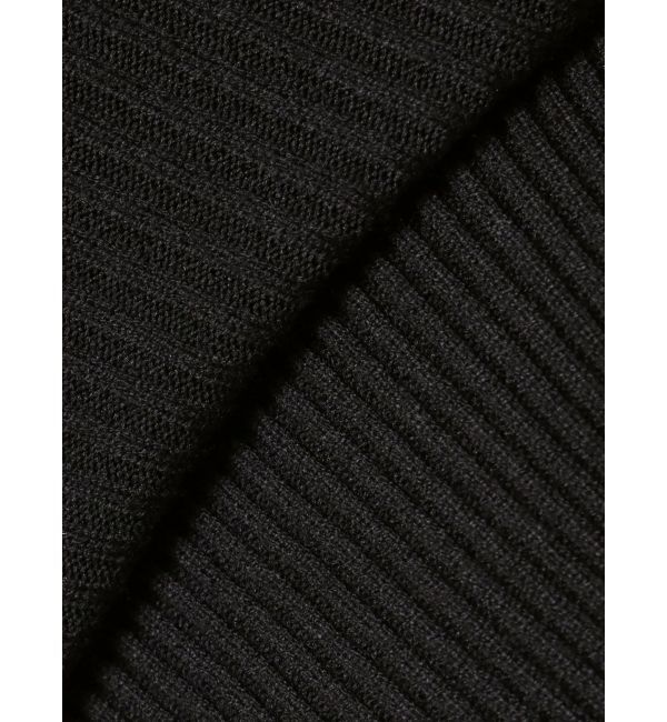 MERCURYDUO「ケーブルパネルハイネックニット」|ニット・セーター|