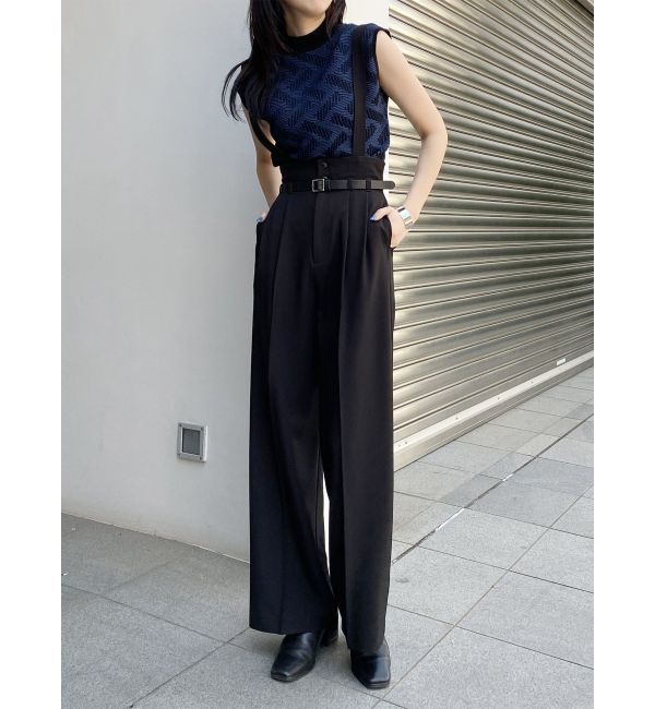 MURUA「フェイクレザーベルトサスペンダーパンツ【セット販売対象】」|その他|