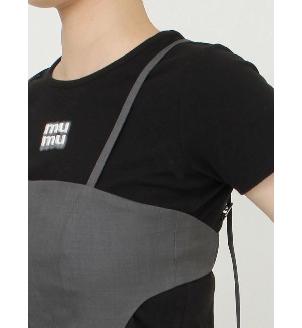 MURUA「サイドカットロンパース」|オールインワン|