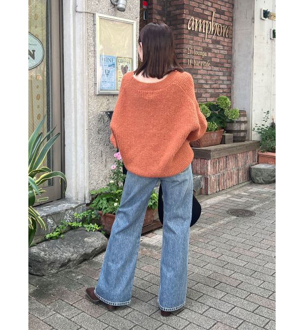 Ungrid「深Ｖネックルーズニット」|ニット・セーター|