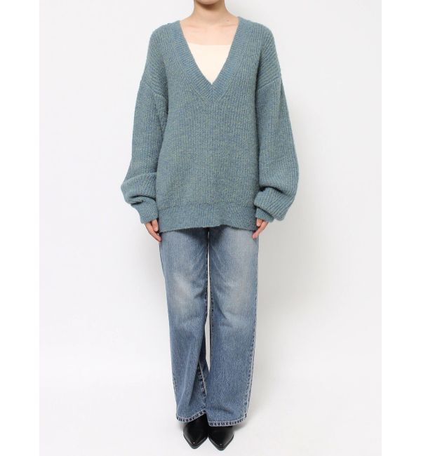 Ungrid「深Ｖネックルーズニット」|ニット・セーター|