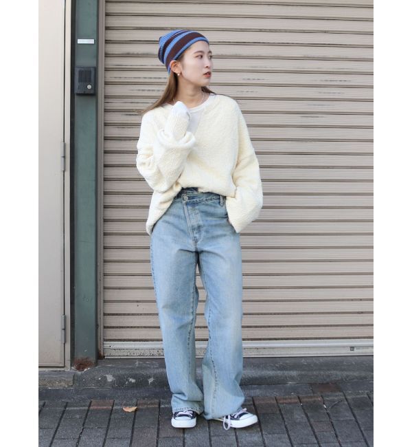 Ungrid「ボーダーニット帽」|ニット帽|