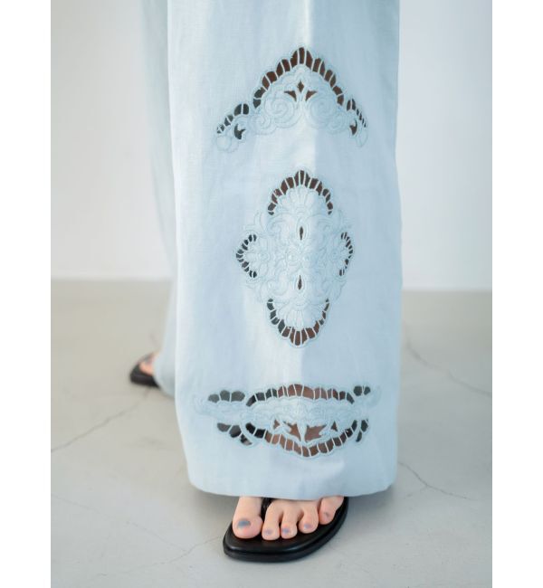 Ungrid「カットワークデザインラフパンツ」|その他|