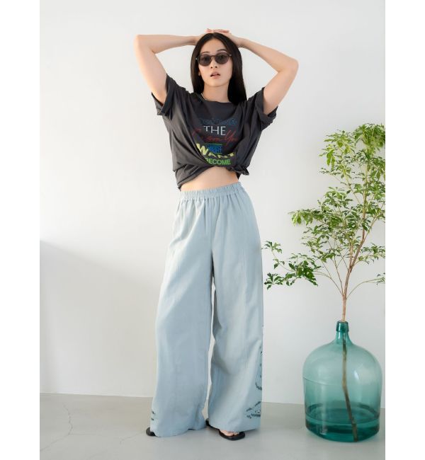 Ungrid「カットワークデザインラフパンツ」|その他|