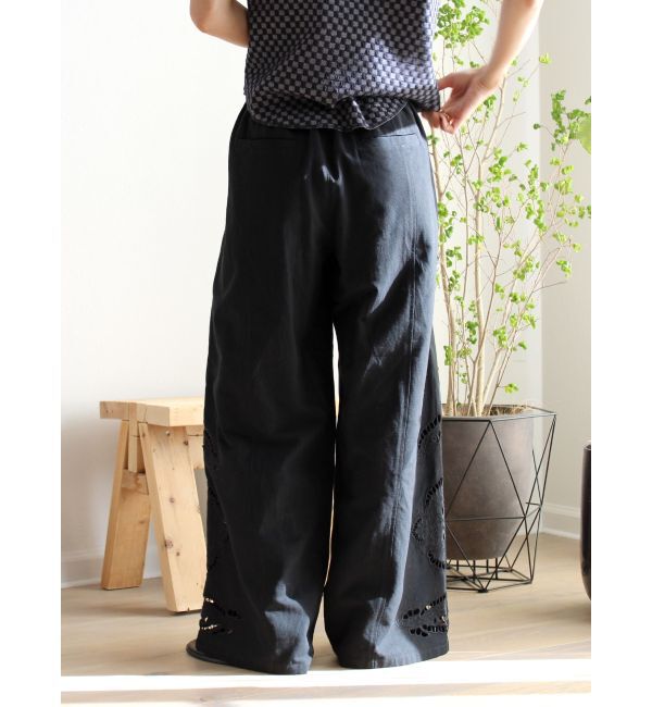 Ungrid「カットワークデザインラフパンツ」|その他|