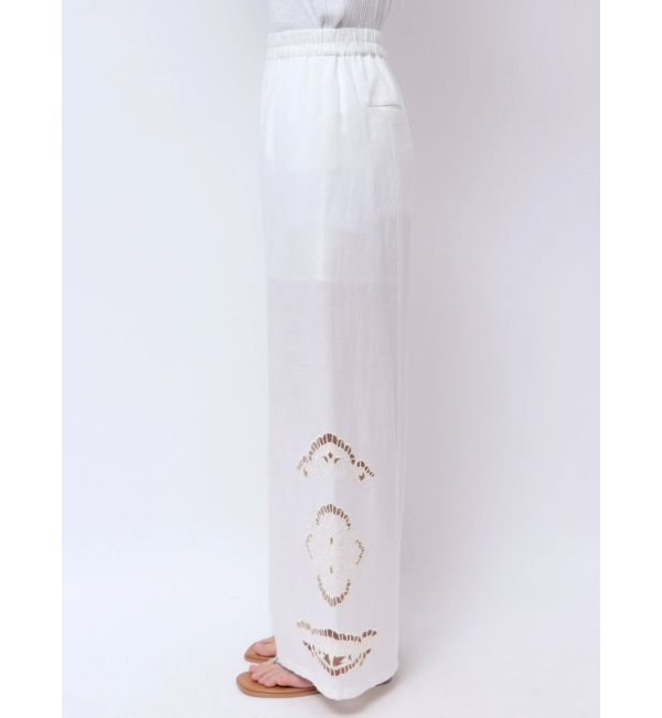 Ungrid「カットワークデザインラフパンツ」|その他|