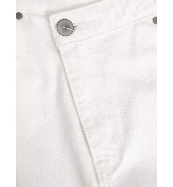 LAGUNAMOON「ウエストアシンメトリーデニムパンツ」|デニム|