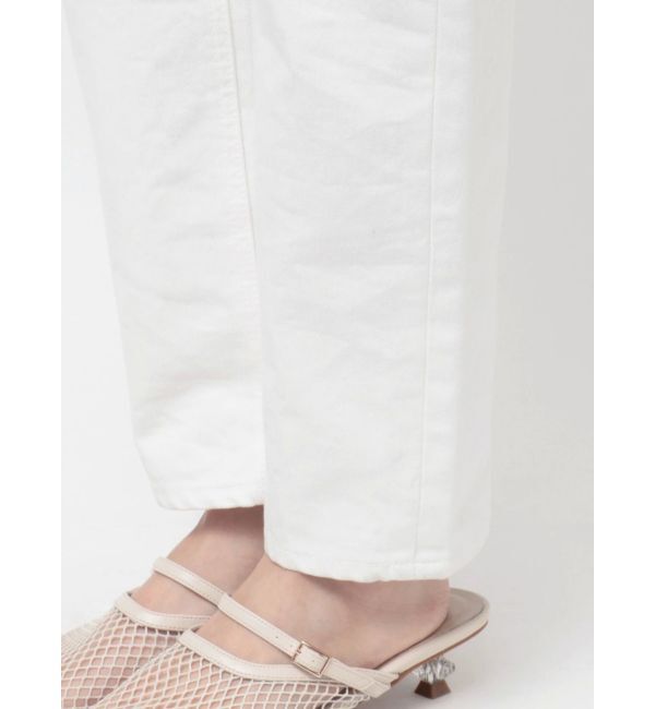 LAGUNAMOON「ウエストアシンメトリーデニムパンツ」|デニム|