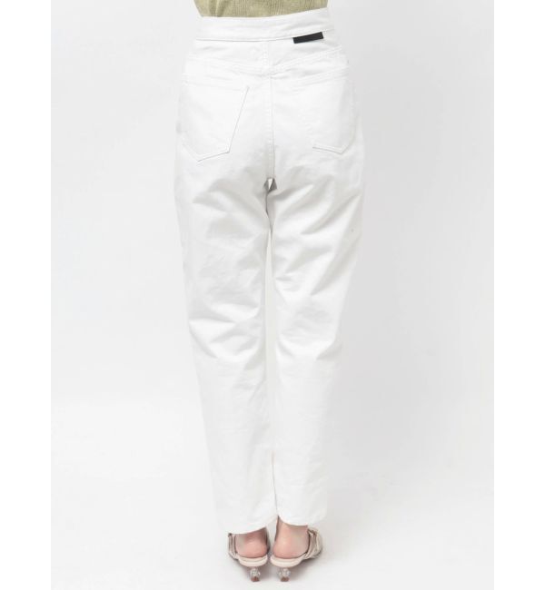 LAGUNAMOON「ウエストアシンメトリーデニムパンツ」|デニム|