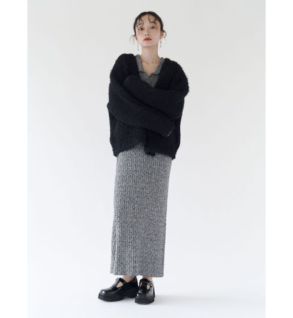 LAGUNAMOON「【POLO BCSコラボ】カラーネックメランジケーブルニットワンピース」|ワンピース|