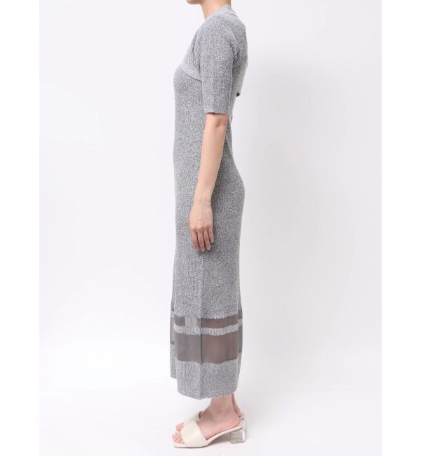 LAGUNAMOON「【追加生産】クロップドカーデセットニットワンピース」|ワンピース|