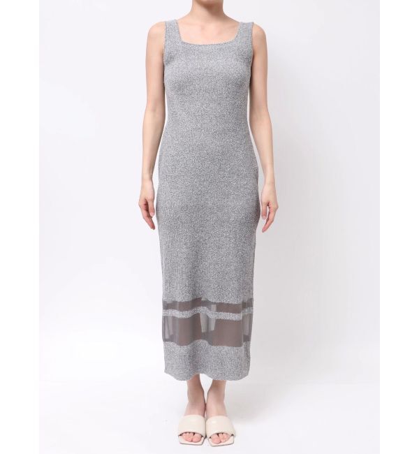 LAGUNAMOON「【追加生産】クロップドカーデセットニットワンピース」|ワンピース|