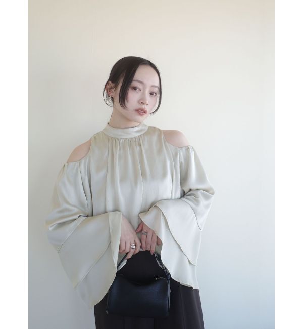LAGUNAMOON「オープンショルダーボリュームブラウス」|シャツ・ブラウス|