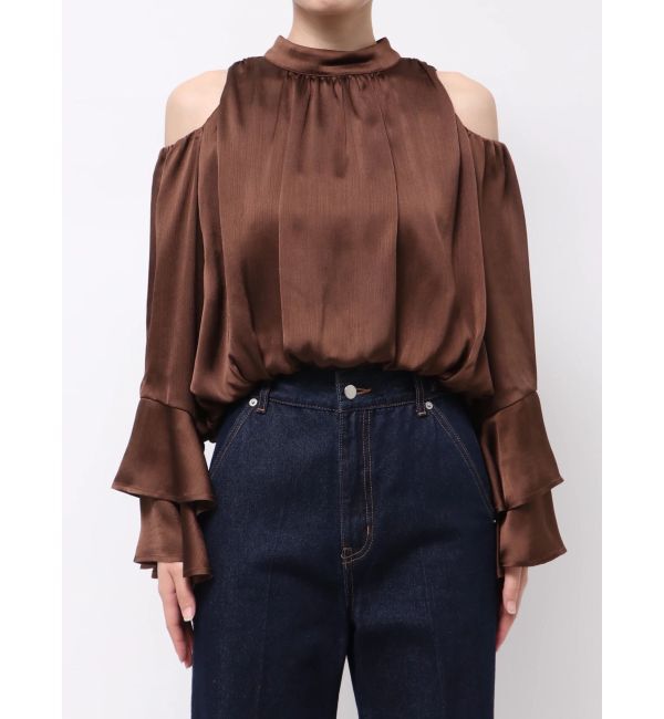 LAGUNAMOON「オープンショルダーボリュームブラウス」|シャツ・ブラウス|