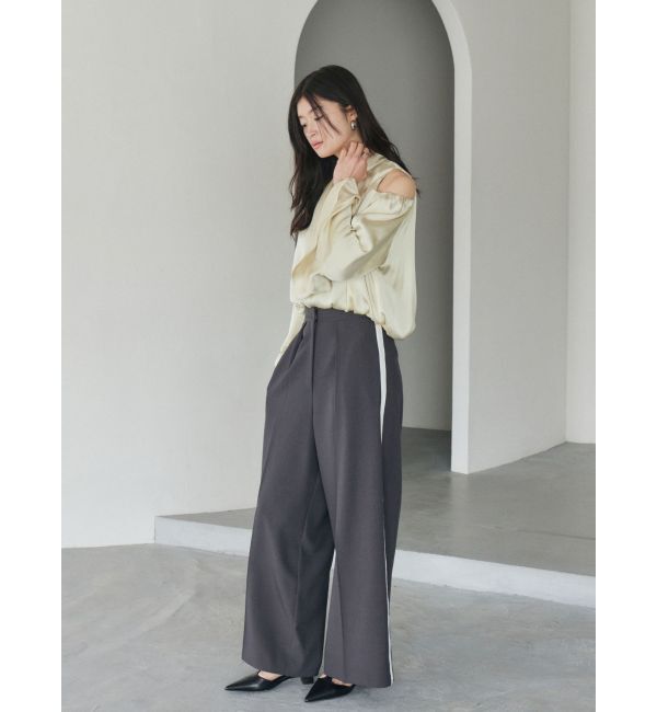 LAGUNAMOON「オープンショルダーボリュームブラウス」|シャツ・ブラウス|