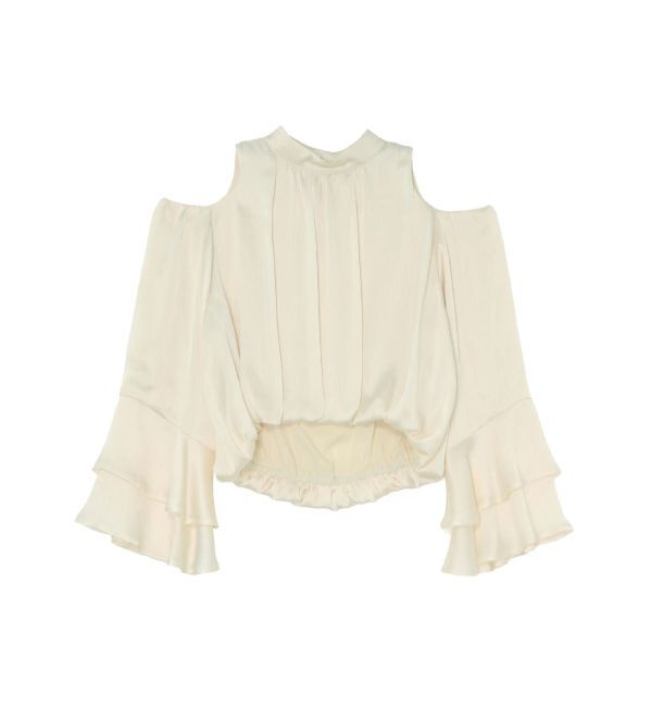 LAGUNAMOON「オープンショルダーボリュームブラウス」|シャツ・ブラウス|