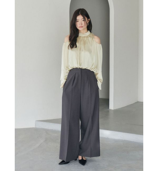 LAGUNAMOON「オープンショルダーボリュームブラウス」|シャツ・ブラウス|