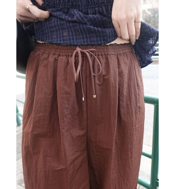 LAGUNAMOON「ウエストレースリラックスパンツ」|その他|