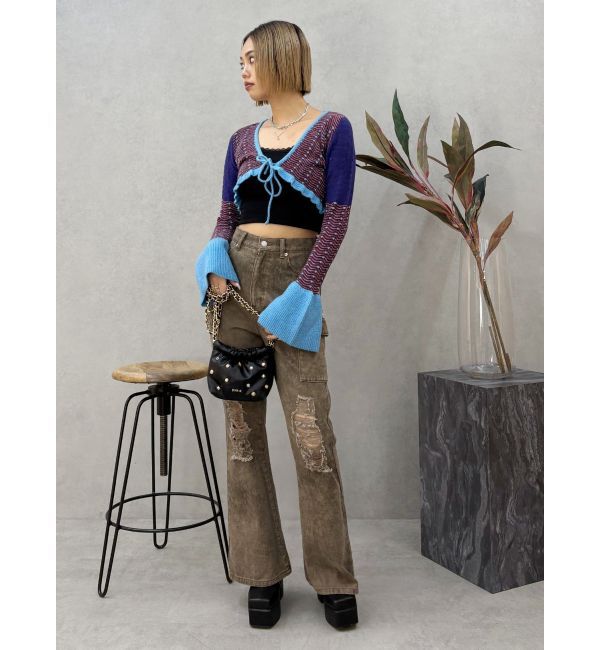 EVRIS「スタッズチェーンミニショルダーBAG」|ショルダー・メッセンジャー|