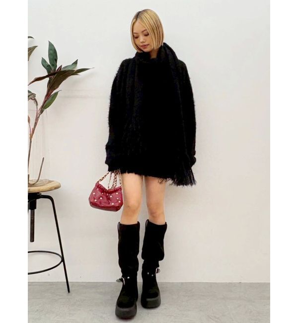 EVRIS「スタッズチェーンミニショルダーBAG」|ショルダー・メッセンジャー|