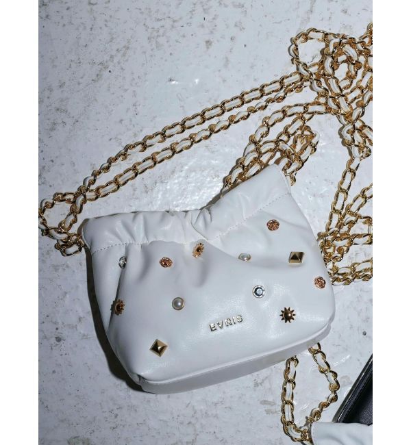 EVRIS「スタッズチェーンミニショルダーBAG」|ショルダー・メッセンジャー|