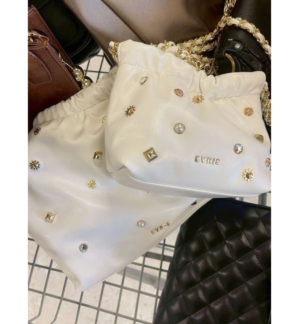 EVRIS「スタッズチェーンミニショルダーBAG」|ショルダー・メッセンジャー|