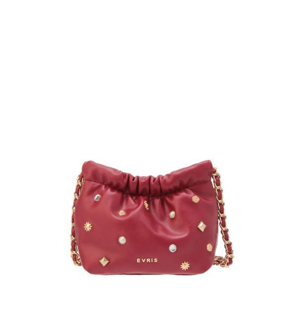 EVRIS「スタッズチェーンミニショルダーBAG」|ショルダー・メッセンジャー|