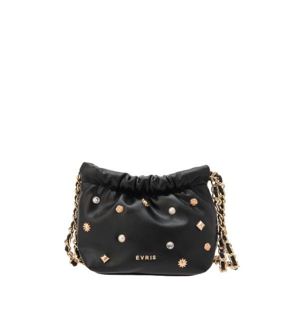 EVRIS「スタッズチェーンミニショルダーBAG」|ショルダー・メッセンジャー|