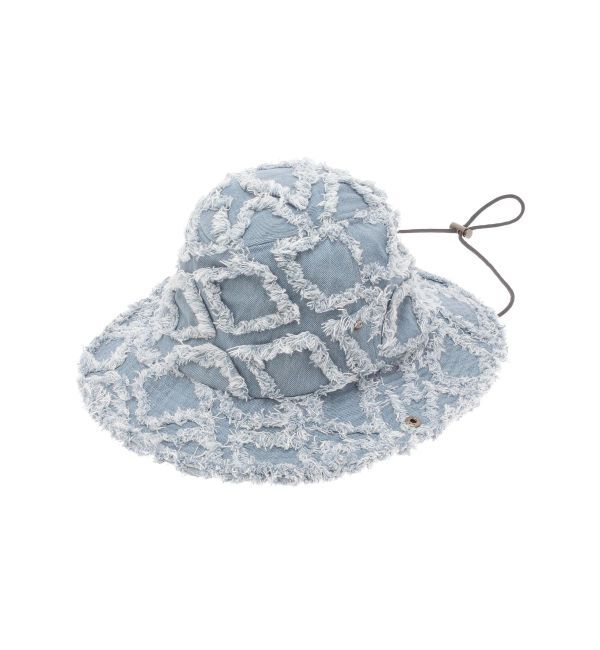 EVRIS「デニムフリンジハット」|ハット|