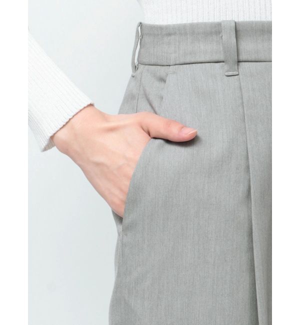 GYDA「ハイウエストタックワイドスラックスパンツ」|その他|