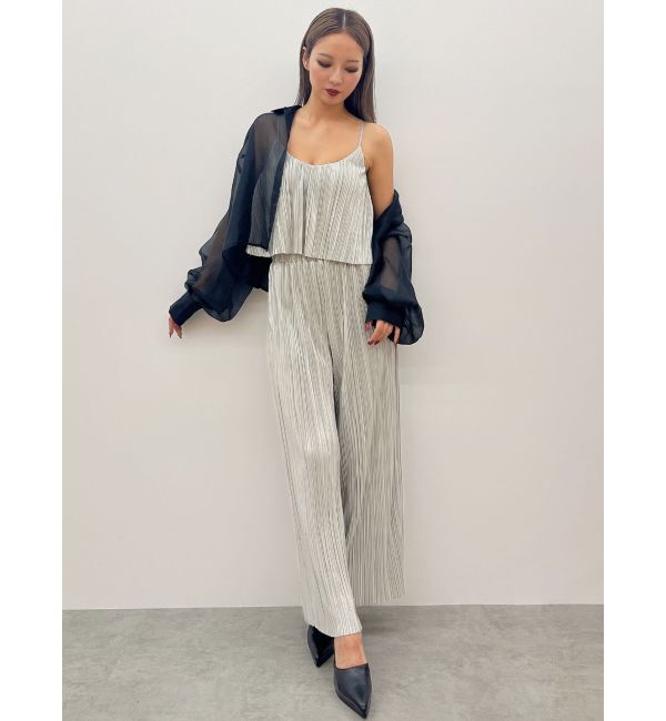 GYDA「サテンプリーツワイドパンツ【SETUP着用可】」|その他|