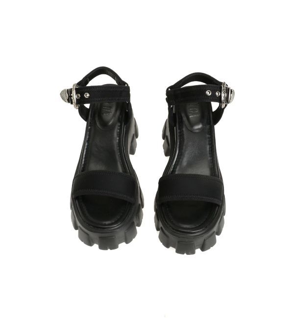 GYDA「ボリュームソールthree pieceバックルサンダル」|サンダル|